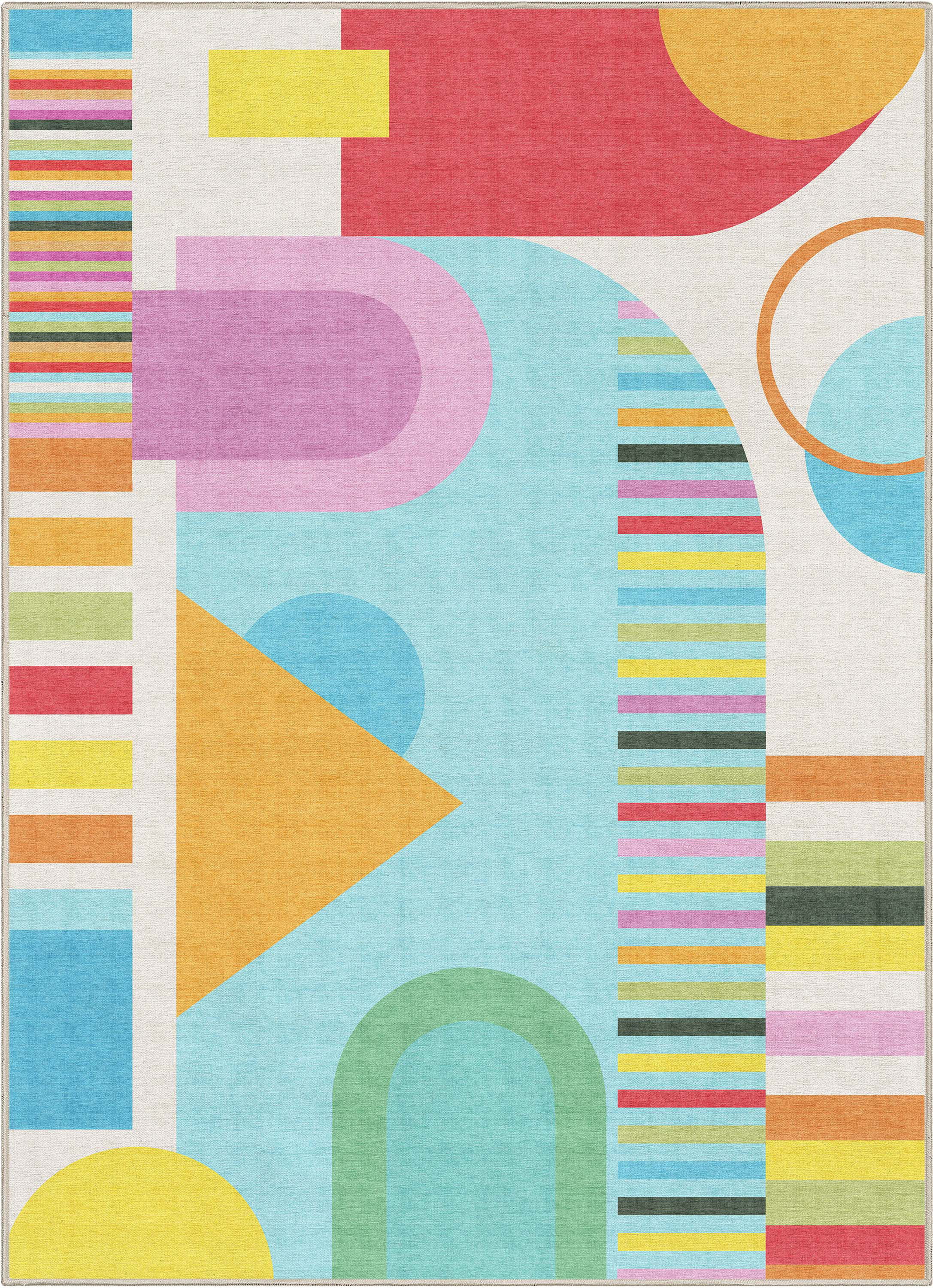 Modern Multicolour Rug Well Woven Crayola Modern Parade Multi Color Area Rug & Reviews | Wayfair