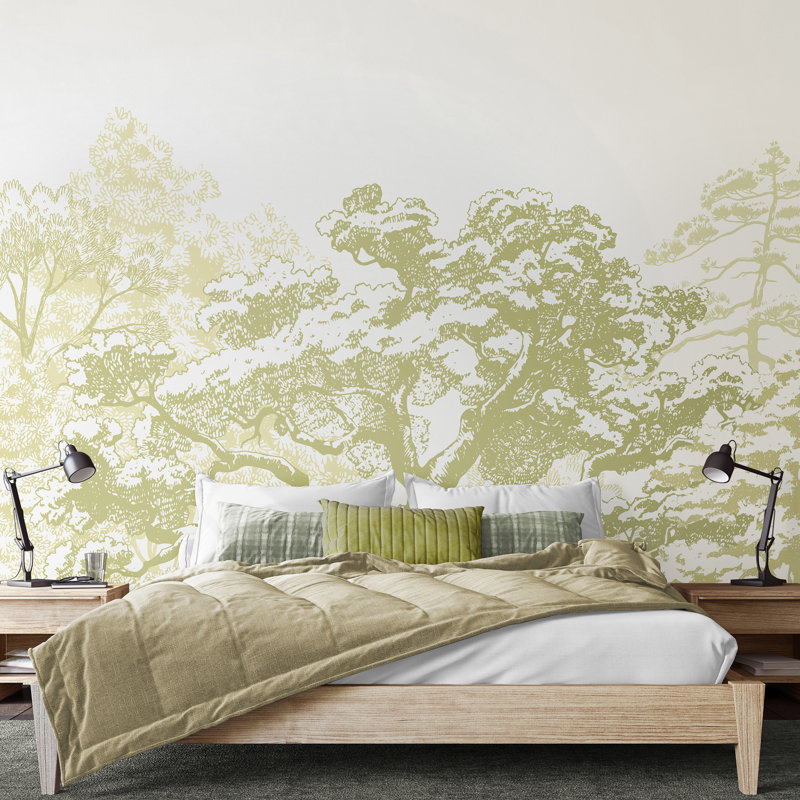 2.4m x 3m Wallpaper Roll, Green