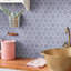 Carreau de mosaïque en porcelaine pour plancher et mur Hex 10-7 / 8 "x 12-5 / 8" Hudson-63909853