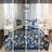 Cotton Comforter 7 Piece Blue Queen Sophisticated Style Sized Exquisite Look