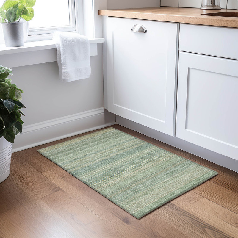 Tapis intérieur / extérieur Kinslee, Rectangle 1 pi 8 po x 2 pi 6 po