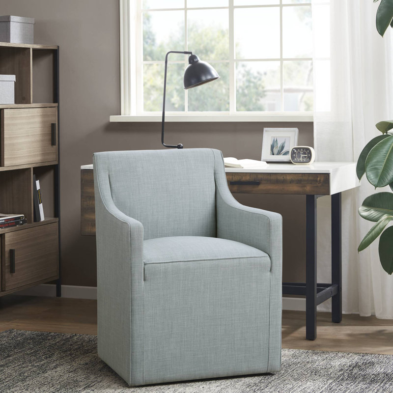 Chaise avec accoudoirs Charlotte Shonna, Bleu