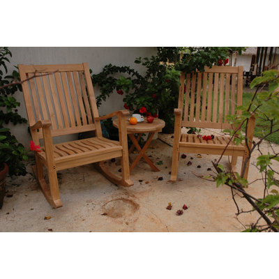 Farnam Teak 2 - Person Patio Conversation Set