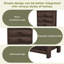 Commode en bois rétro à 5 tiroirs-1284339082
