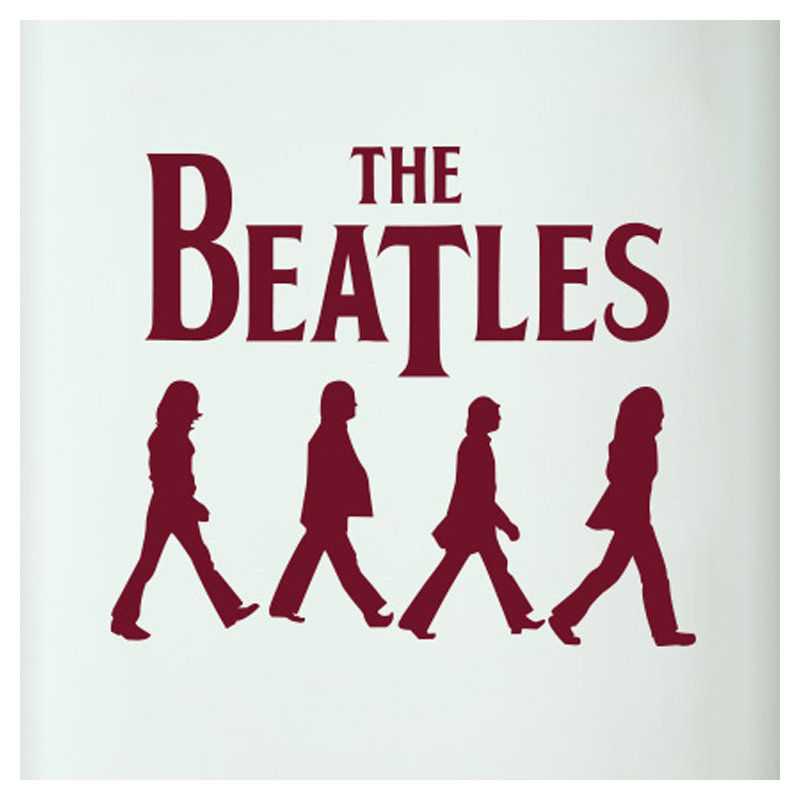 Entertainment Wall Decal, Burgundy