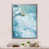 Impression argent sur toile encadrée
