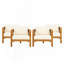Fauteuil club d'extérieur en bois d'acacia-1425513177