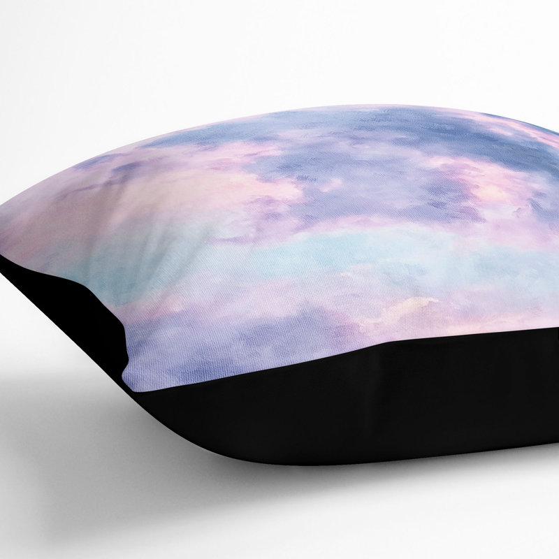 Square Cushion, 40cm H x 40cm W x 15cm D, Black