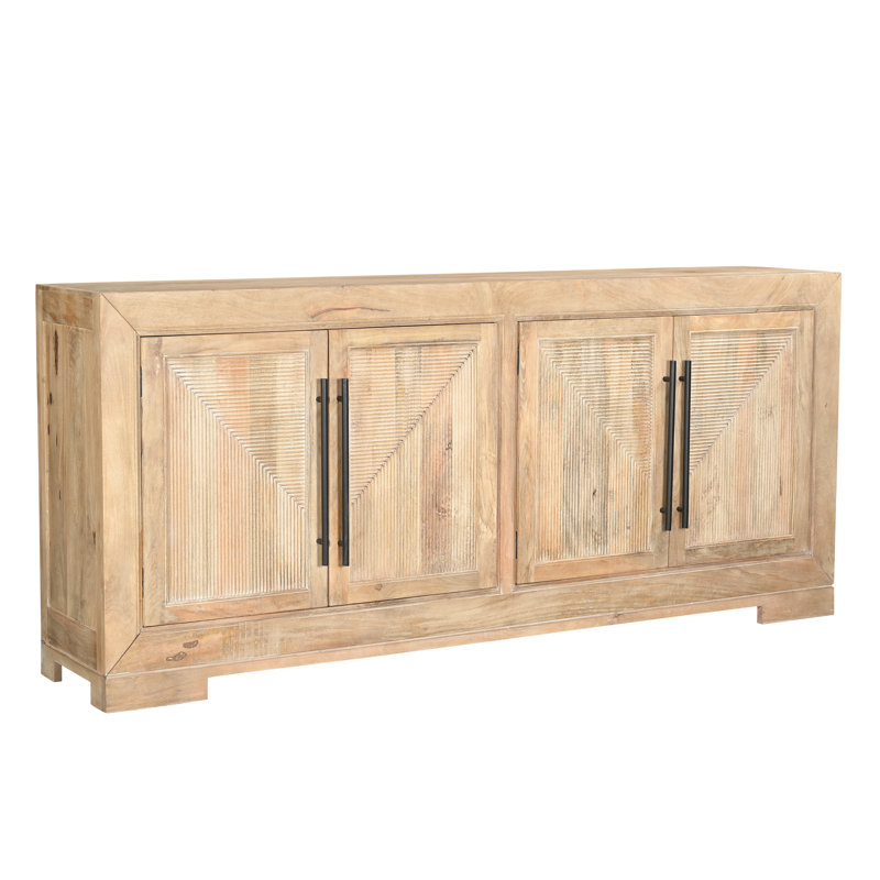 Josiane 102'' Solid Wood Sideboard, Natural