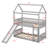 House Bunk Bed With Slide-1453458790