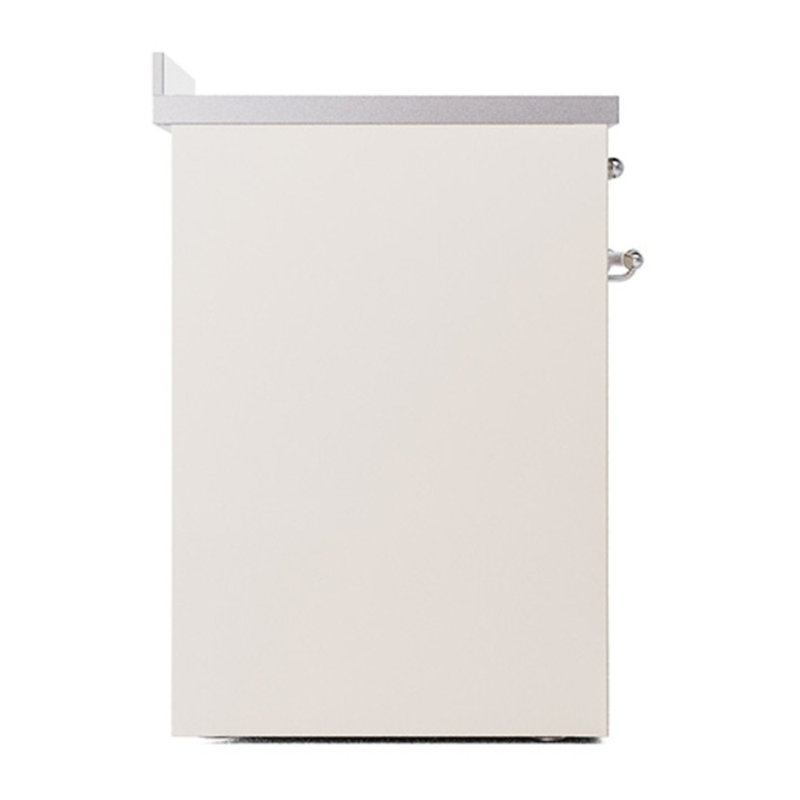ILVE Nostalgie II 30 in Induction Range, Antique White/Chrome