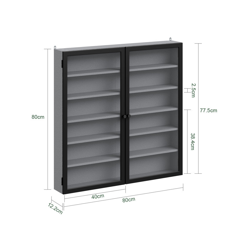 80 cm W Display Cabinet