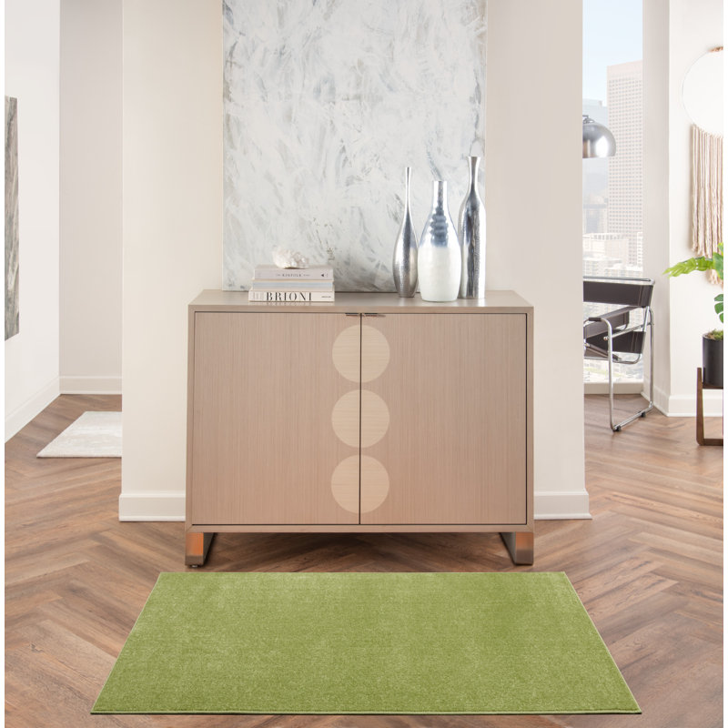 Tapis vert intérieur / extérieur Nourison Essentials, Rectangulaire 3 pi x 5 pi