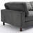 2-Piece Corduroy Upholstered Modular Sofa With Solid Wood Legs-578860427