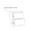 Sanson 45cm W Manufactured Wood Bedside Table-1801654237