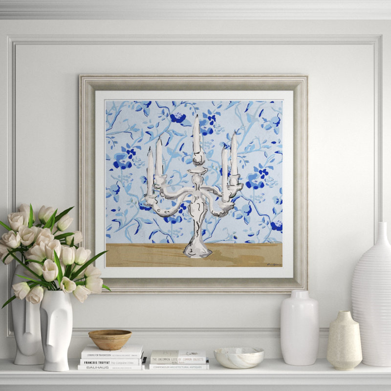 Cliveden in Blue Framed by Dana Gibson