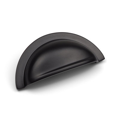 76mm Matt Black Cup Handle