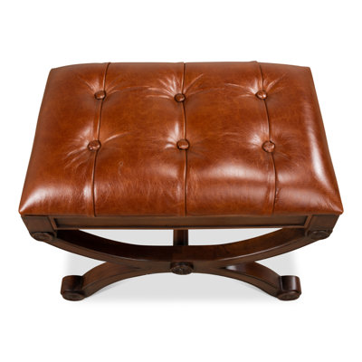 Empire Solid Wood Accent Stool