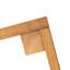 Grand lit plateforme en bois