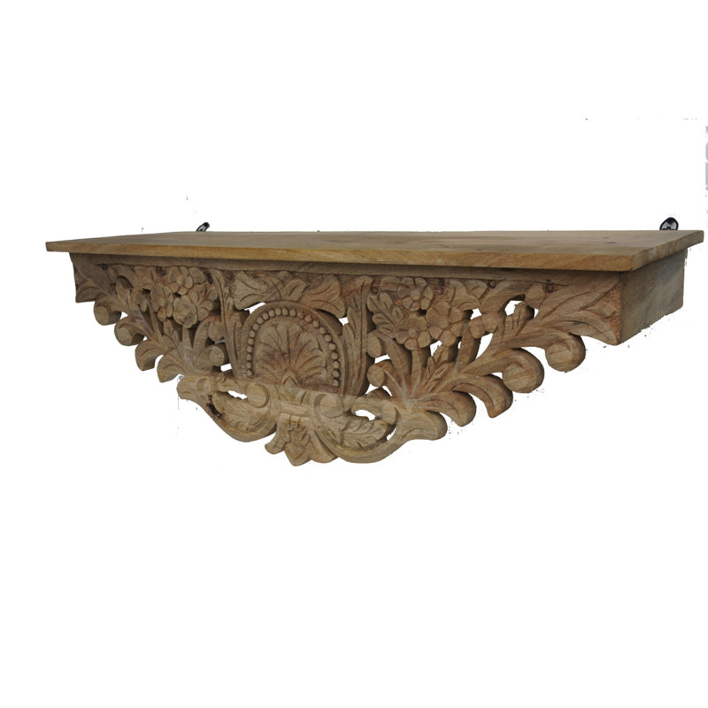 Bauza Mango Solid Wood Floating Shelf