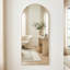 Miroir de plancher surdimensionné avec support et miroir mural-40717783-45875826