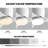 Jamarreon 42''/52'' Flush Mount Dimmable Ceiling Fan with LED Lights and Remote Control-1566889517
