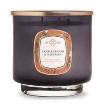 Colonial Candle Tibetan Sandalwood Scented Jar Candle - Classic Cylinders - 11 oz - 80 HR Burn