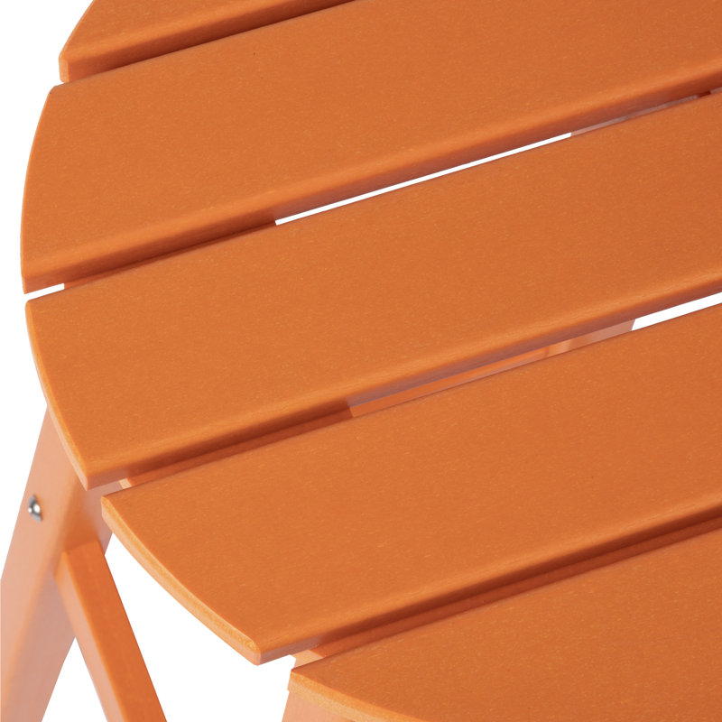 Tabouret de comptoir rond 24 po Laguna, Orange