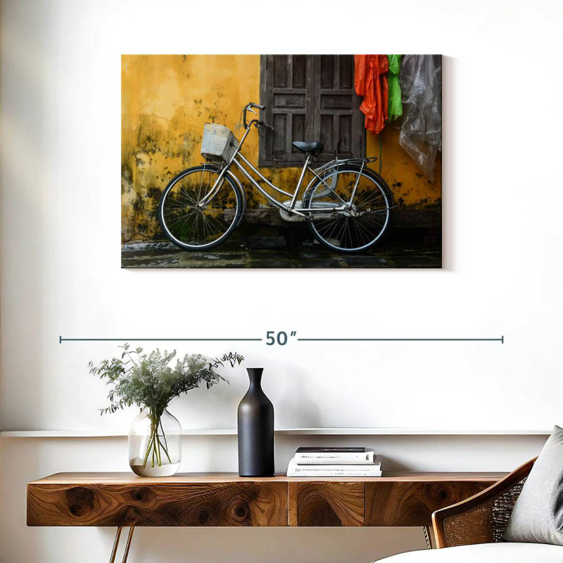 Mehar Metal Bicycle, 24" H x 36" W