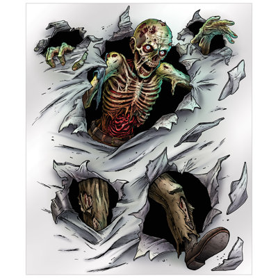 Murale d'Halloween zombie d'Halloween