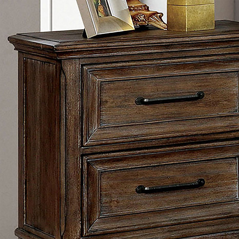 Table de chevet 2 tiroirs Bobbitt