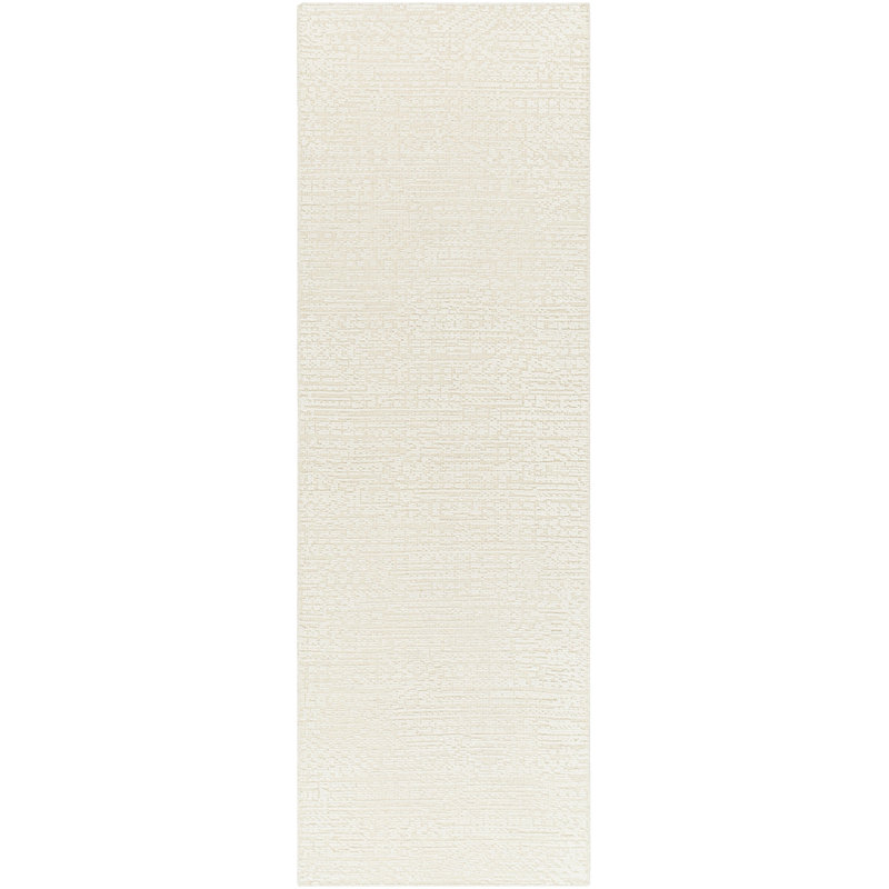 Hand Knotted Wool Area Rug, Runner 2'6" x 8'