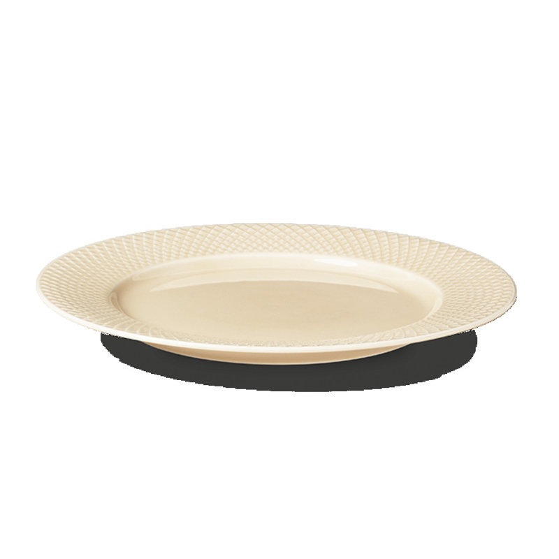 Rhombe Earth Porcelain Dinner Plate