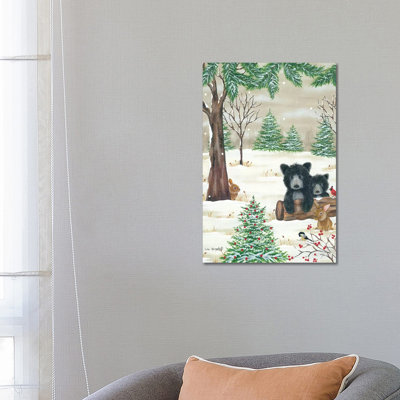 Bears And Bunnies by Lisa Kennedy - Painting on Canvas