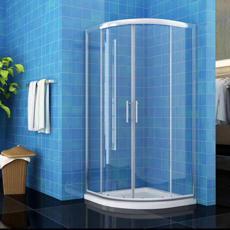 Lukens Quadrant Shower Enclosure, 185cm H x 100cm W x 100cm D