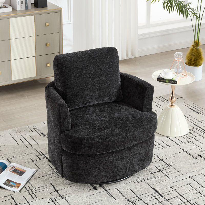 Chaise pivotante, Noir