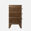Table de chevet 3 tiroirs Burl Oak-122481404