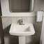 Archer 24" Rectangular Pedestal Bathroom Sink with Widespread Faucet Holes-2005981962-2004881091