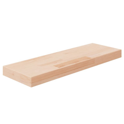 Kazuye Oak Solid Wood Floating Shelf
