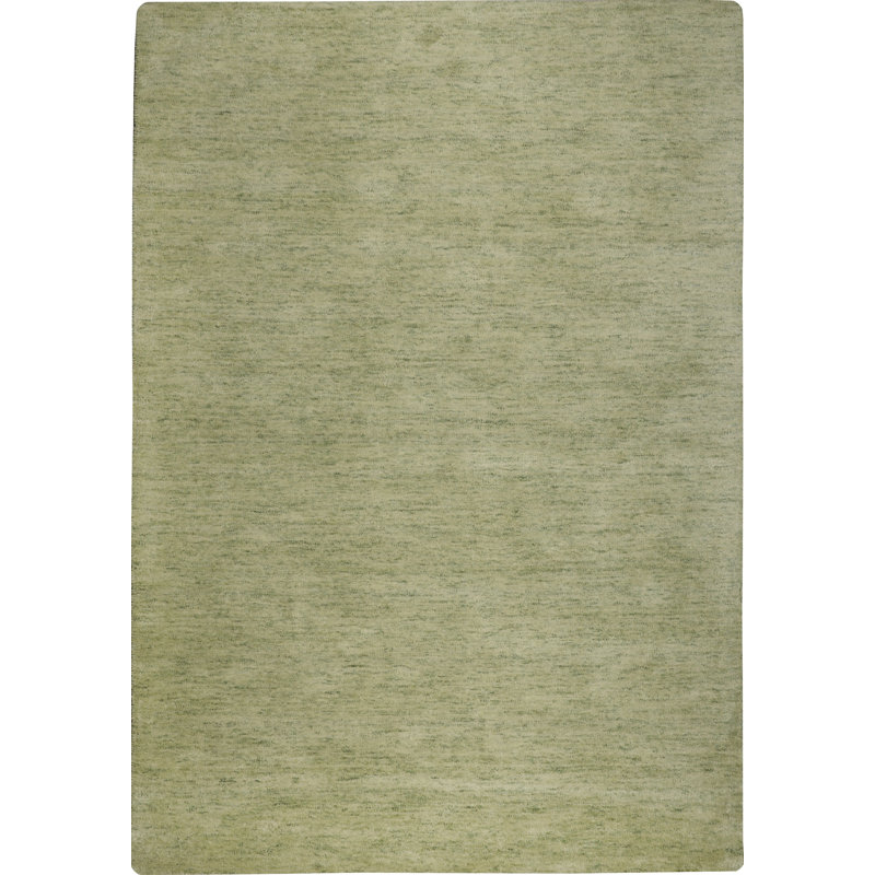 Suba Solid Colour Wool 50cm X 80cm Area Rug, 70 x 240cm
