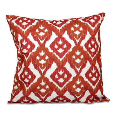 Happy Hippy Ikat Reversible Throw Pillow