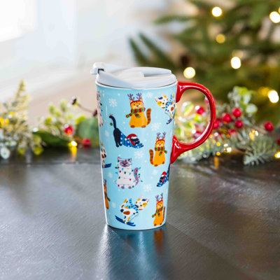 Evergreen Enterprises, Inc 17oz. Ceramic Travel Mug