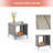 Askwith Square 18'' L x 18'' W Outdoor Side Table-2082674407