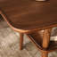 Table basse minimaliste à double couche en bois massif-1919099897