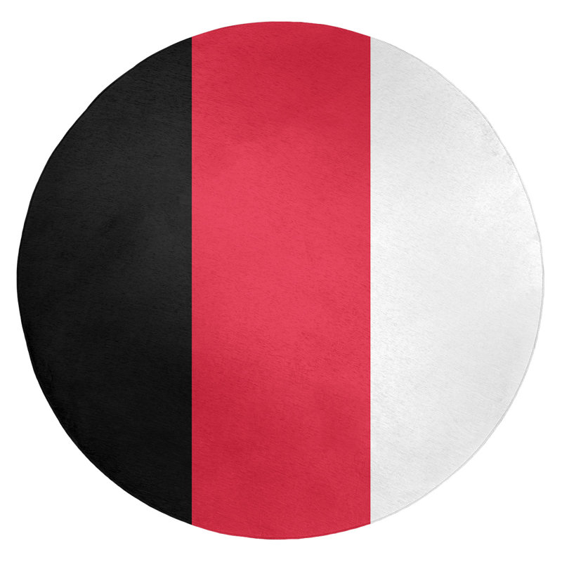 Chenille Indoor Rug, Round 5'