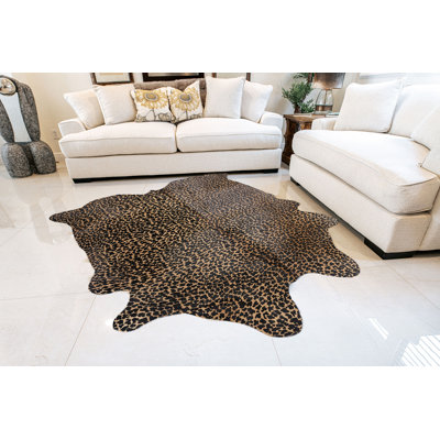 Cowhide Animal Print Indoor Rug