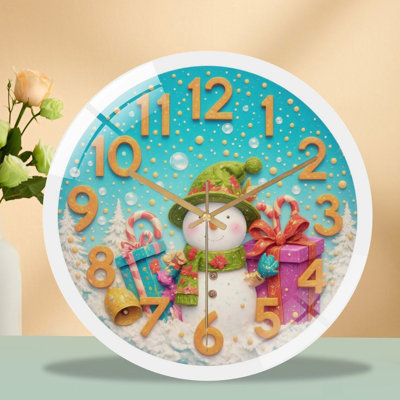 Horloge murale de Noël 12 po