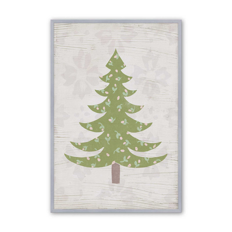 «Cut Paper Tree II» par June Erica Vess, reproduction d'art, H 18 po x l 12 po, Impression sur cadre ouvert sans papier mat