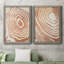 «Wood Grain Suminagashi III», ensemble de 2 impressions encadrées-291848178-291848179