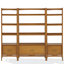 Bibliothèque Stiles H 70,5 po x l 82,25 po Stiles